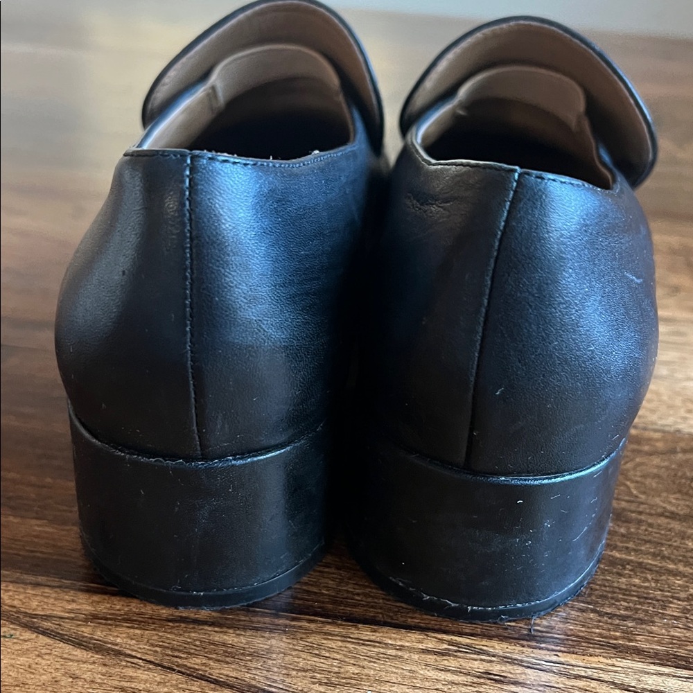 Sam Edelman Women's 7 Jamille Block Heel Loafers Black - Picture 5 of 10